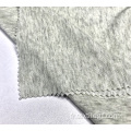 Tissu à tricoter côtelé gris CVC 1 × 1